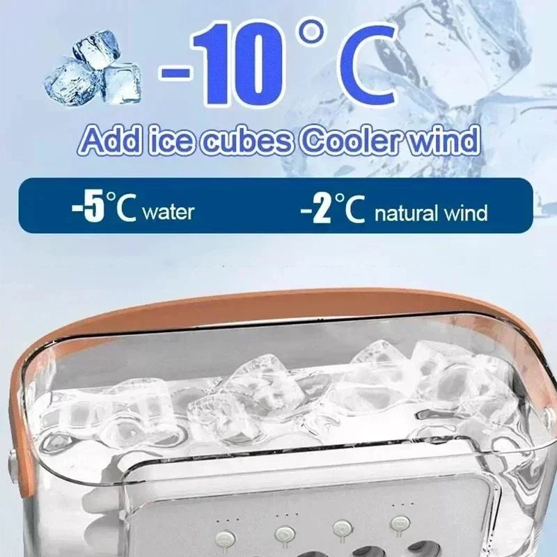 Kivex HydroBreeze - Miniclimatizador Portátil 3 en 1