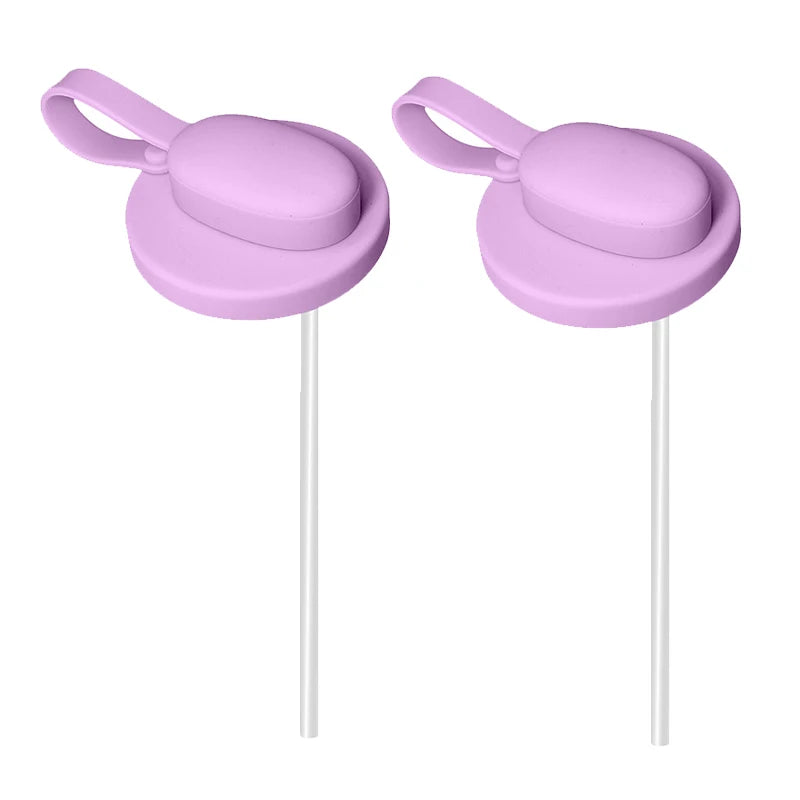 Kivex PureSip – Tapas Protectoras de Silicona Antiarena para Pajitas